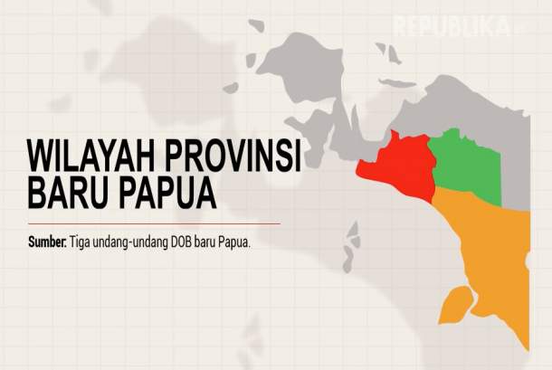 Wilayah 3 Provinsi Baru Papua