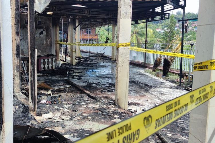 Rumah Dinas Kapolda Papua Terbakar