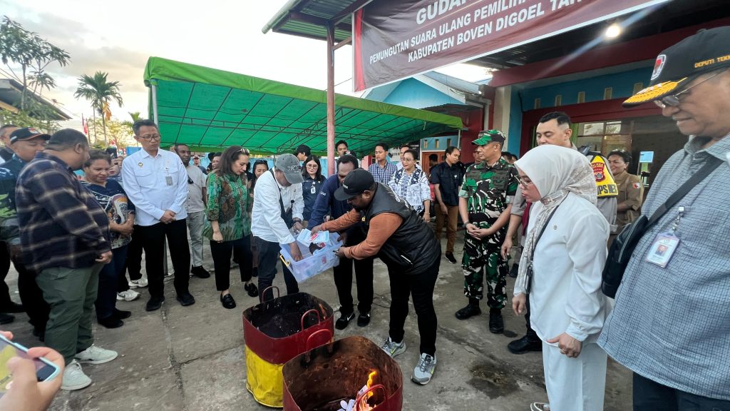 KPU Gelar Pemungutan Suara Ulang Pilkada di Papua dan Boven Digoel