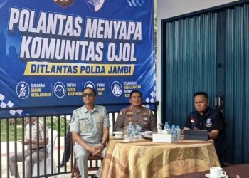 Lewat Program ‘Polantas Menyapa’, Driver Ojol Jambi Mengaku Didengar dan Dirangkul Polri